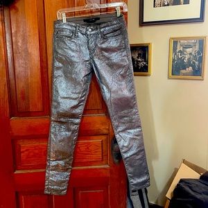 Joe’s Jeans Silver Sparkle